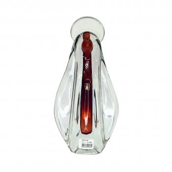 Imagem Nossa Senhora em Cristal Murano Âmbar Indiano - 30cm