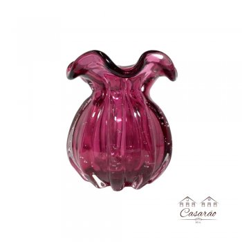 Vaso de Vidro - Pink (10,5 CM)