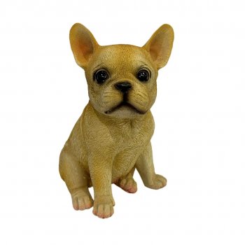 Escultura Cachorro Bulldog - 19CM