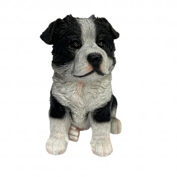 Escultura Cachorro Border Collie  - 18CM