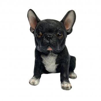 Escultura Cachorro Bulldog Francês - 18CM