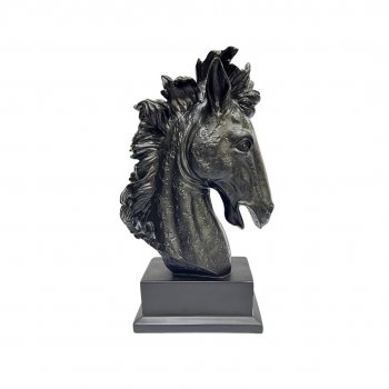 Escultura Busto Cavalo - 27CM