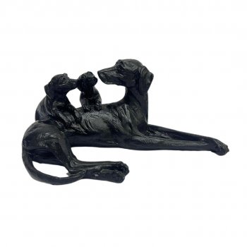 Escultura Família Cachorros - 14CM