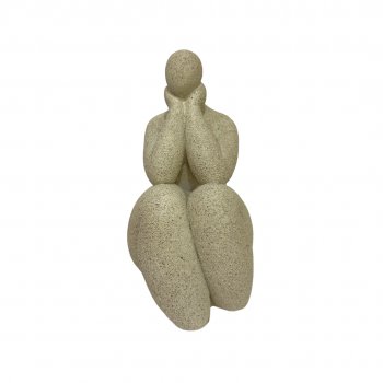 Escultura Mulher em Resina - 19CM